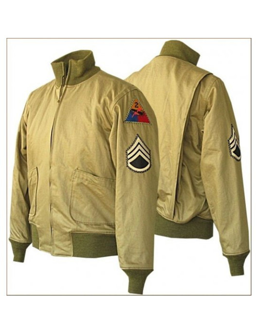 Fury Brad Pitt Tanker WW2 Jacket