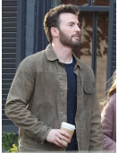 Ghosted Chris Evans Brown Jacket