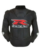 GSX-R Black Leather Jacket