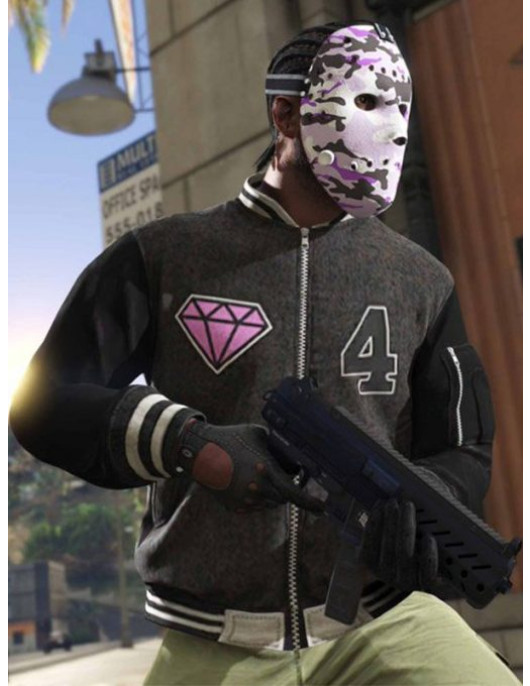 GTA 6 Panther Varsity Jacket