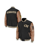 Georgia Tech Black and Brown Varsity Jacket
