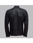 Gerard Butler Black Leather Jacket