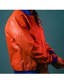 Goku Bomber Leather Jacket