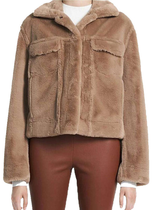 Gossip Girl Luna La Faux Fur Jacket