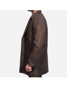 Half Life Brown Leather Coat