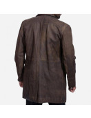 Half Life Brown Leather Coat