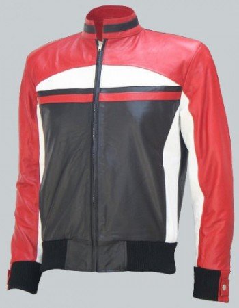 Handmade Cowhide Leather Men's Biker Jacket