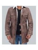 Hardy Shearling Mens Winter Leather Jacket Coat
