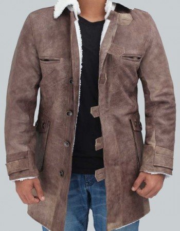 Hardy Shearling Mens Winter Leather Jacket Coat Hardy Shearling Mens Winter Leather Jacket Coat