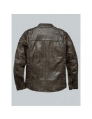 Harley Davidson Waxed Brown Leather Jacket