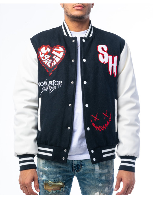 Heart Break Letterman Varsity Jacket