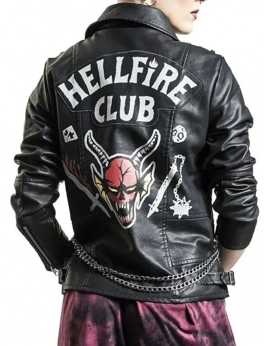 Hellfire Club Stranger Things S04 Moto Jacket