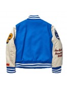 Heron Preston Blue Varsity Jacket