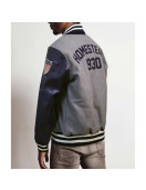 Homestead Grays Navy and Gray Varsity Jacket