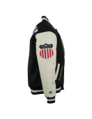 Homestead Grays Vintage Black/White Varsity Jacket