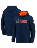 Houston Astros Blue Zip Up Fleece Hoodie