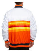 Houston Astros White and Orange Satin Jacket