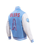 Houston Oilers Retro Classic Blue Varsity Jacket