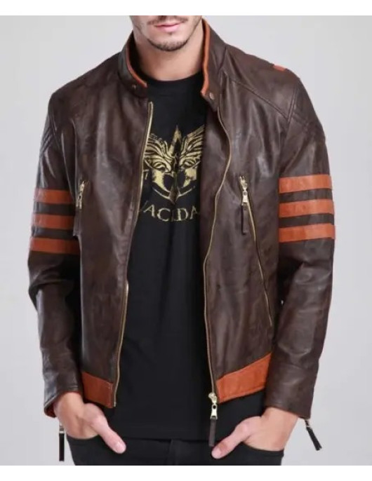 Hugh Jackman X Men Wolverine Leather Jacket