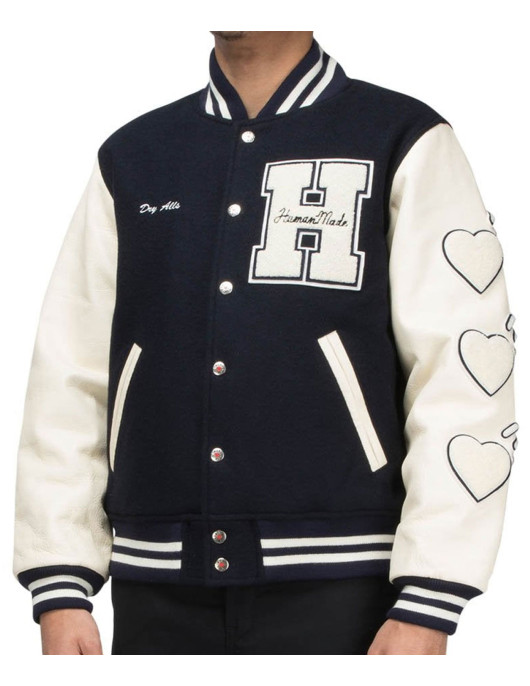 Human Made Race Letterman Jacket