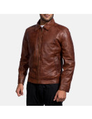 Inferno Brown Leather Jacket