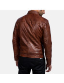 Inferno Brown Leather Jacket