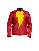 Injustice Gods Among Us Shazam Black Adam Leather Jacket