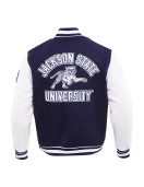 Jackson State University Classic Rib Wool Varsity Jacket