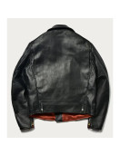 Jason Momoa Black Leather Biker Jacket