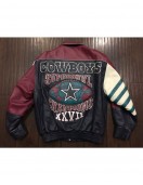 Jeff Hamliton Dallas Cowboy Leather jacket