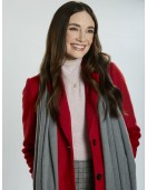 Jennifer Holloway On The 12th Date of Christmas Coat