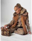 Jennifer Lopez Faux Fur Vest