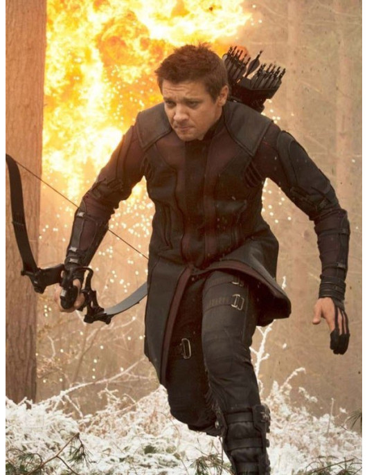 Jeremy Renner Avengers Age of Ultron Hawkeye Coat