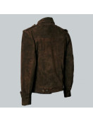 John Lennon Brown Suede Leather Jacket