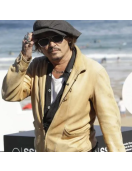 Johnny Depp Crock of Gold Few Rounds Leather Jacket