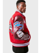 Jordan Craig Canton Red Varsity Jacket (hall Of Fame)