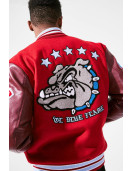 Jordan Craig Canton Red Varsity Jacket (hall Of Fame)