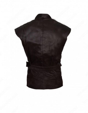 Galavant Brown Leather Vest