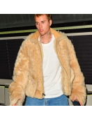 Justin Bieber Los Angeles Beige Jacket