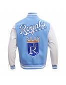 Kansas City Royals Retro Classic Blue Wool Varsity Jacket