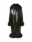 Kylie Jenner Brown Shearling Coat