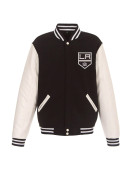 LA Kings Varsity Black and White Jacket