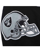 Las Vegas Raiders Tailback Black Varsity Jacket