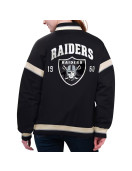 Las Vegas Raiders Tournament Black Varsity Jacket