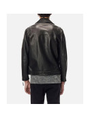 Lebron James Rider Black Leather Jacket