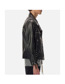 Lebron James Rider Black Leather Jacket