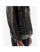 Lebron James Rider Black Leather Jacket