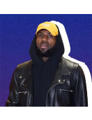 Lebron James Rider Black Leather Jacket