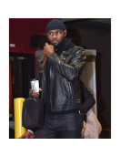 Lebron James Rider Black Leather Jacket