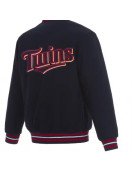 Letterman Minnesota Twins Navy Blue Wool Jacket